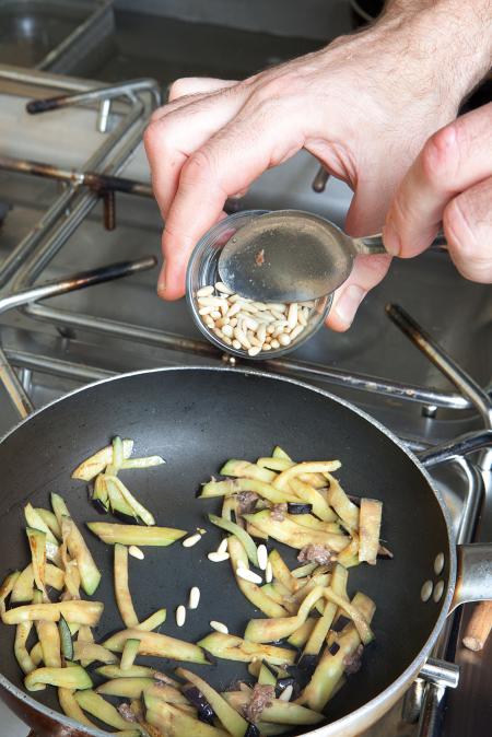 Nouvelle cuisine. Delicious plate ready