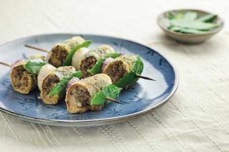 Nouvelle cuisine. Delicious plate ready