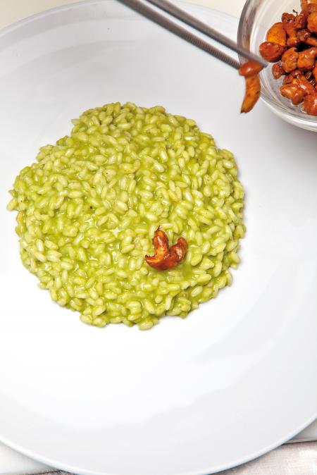 Nouvelle cuisine. Delicious plate ready