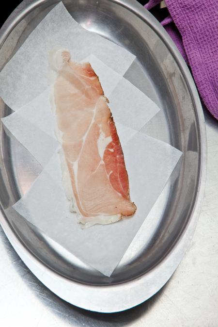 Nouvelle cuisine. Delicious plate ready