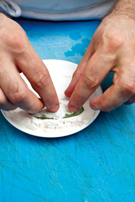 Nouvelle cuisine. Delicious plate ready