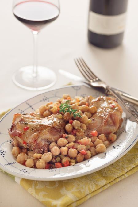 Nouvelle cuisine. Delicious plate ready