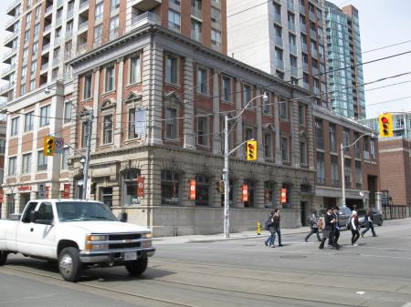 NW corner of King and Sherbourne