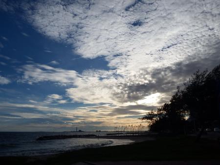 Ocean Sunset Silhouettes