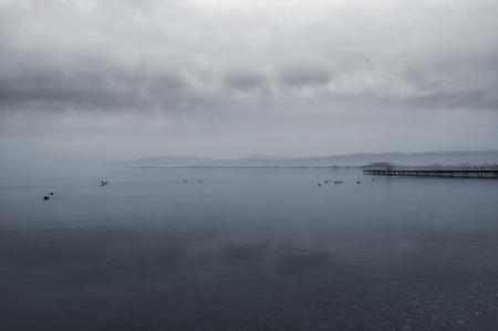 Ocean Under Cloudy Sky