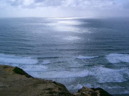 Ocean View From Cliff