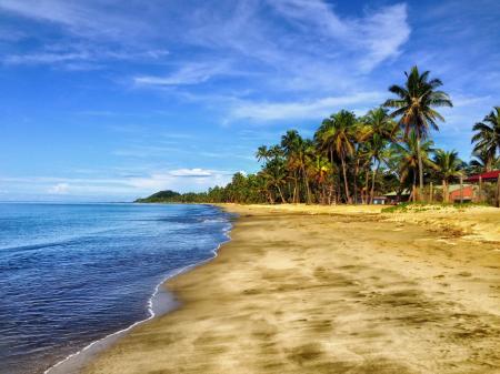 Ocean View Under Blue Sky