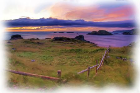 Oil Painted Seascape