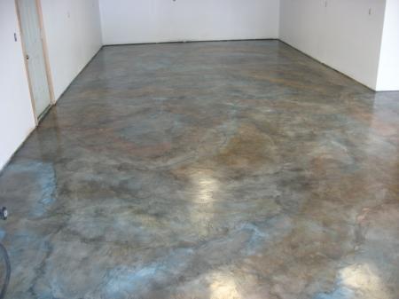 Oil Stained Concrete