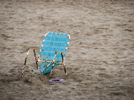 Old Beach Chair