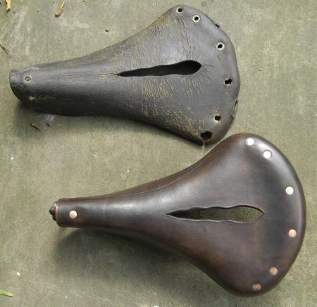 Old Bicycle Saddle