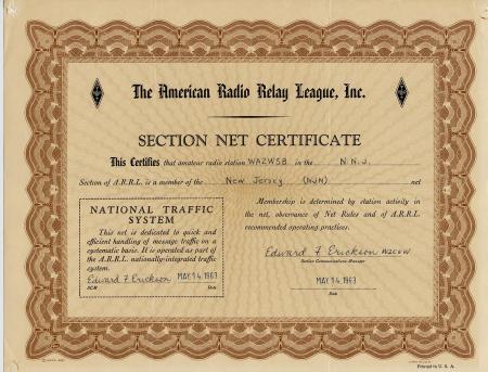 Old Certificate