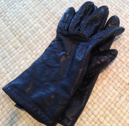 Old leather gloves