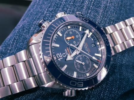 Planet Ocean 600M Omega Co‑Axial Master Chronometer Chronograph 45.5 mm