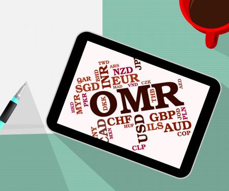 Omr Currency Indicates Oman Rials And Currencies