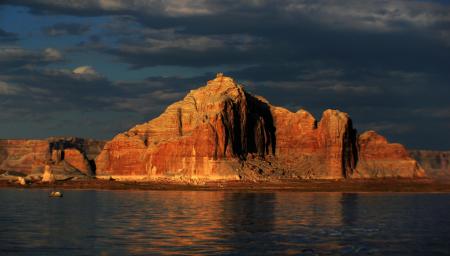 On Lake Powell Utah.