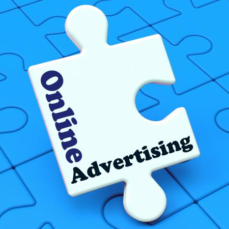 Online Advertising Shows Website Promotions Adverts