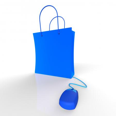 Online Shopping Shows Internet Purchases