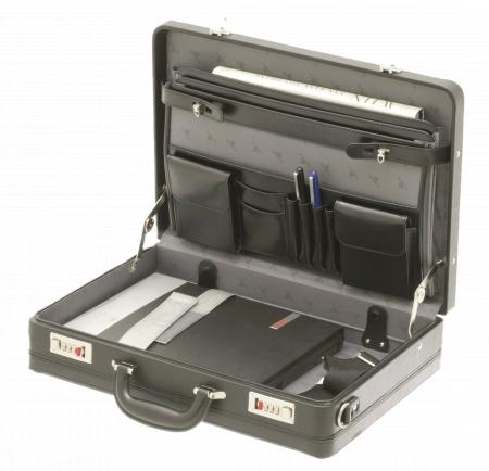 Open briefcase