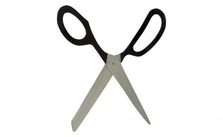 Open scissors