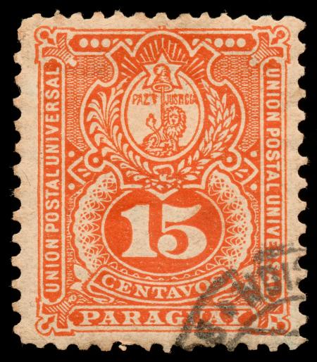 Orange Coat of Arms Stamp