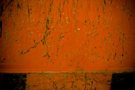 Orange Scratched Metal Texture