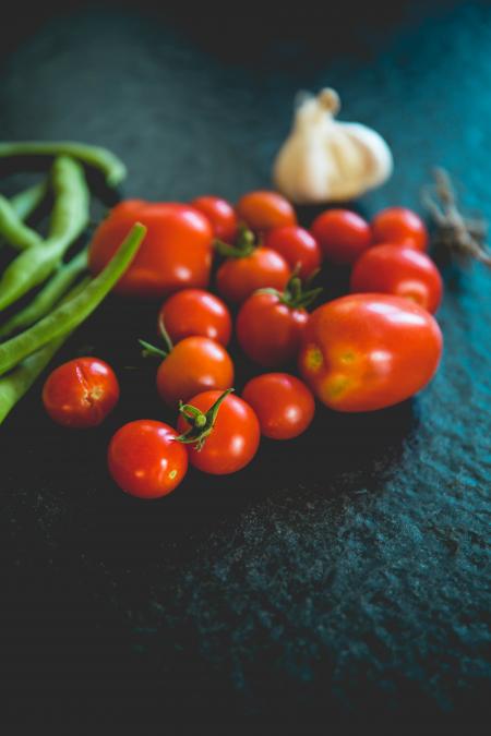 Orange Tomatoes in Shallow Focus Photography