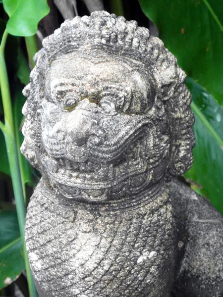 Oriental Stone Lion Statue