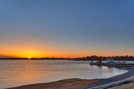 Orwell River Sunset - HDR