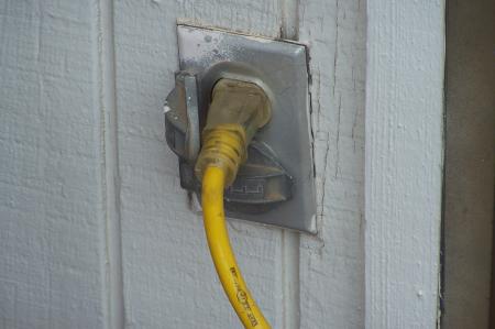 Outdoor Outlet with Cord