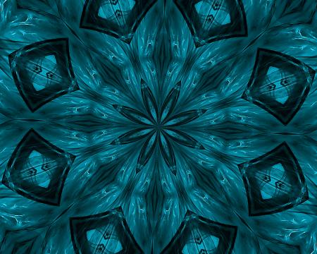 Oval Fractal Background