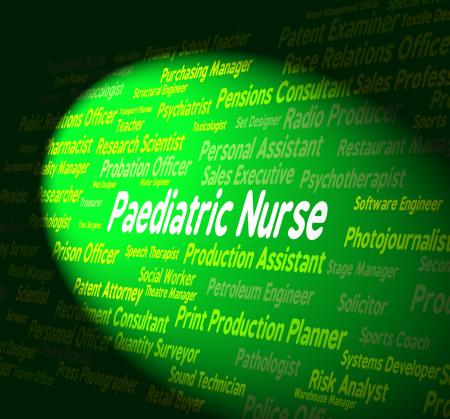 Paediatric Nurse Shows Kid Nurses And Hire