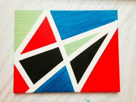 Painted Abstract Shapes