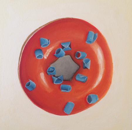 Painting of a donut