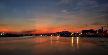 Panoramic Photography of City Skyline during Nigh Time