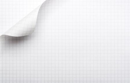 Paper page with curl