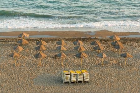 Parasols on the Beach