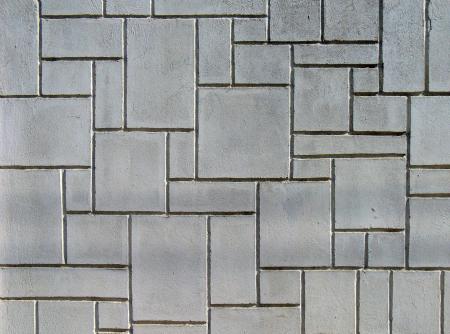 Patterned concrete wall
