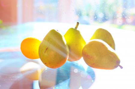 Pears in Sunlight