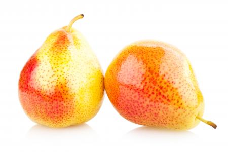 Pears isolated on white background
