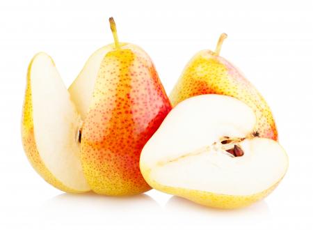 Pears isolated on white background