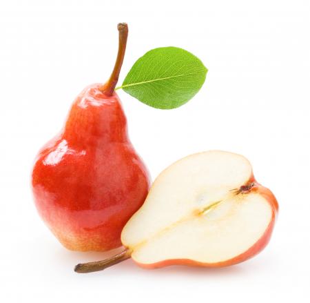 Pears isolated on white background