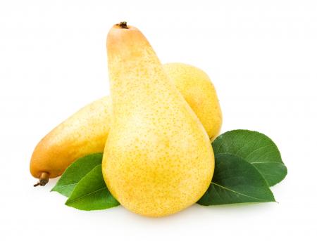 Pears isolated on white background
