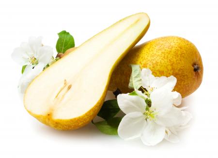 Pears isolated on white background