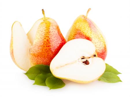 Pears isolated on white background