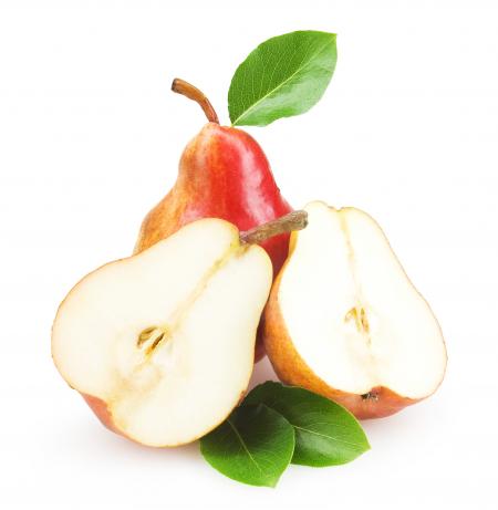 Pears isolated on white background