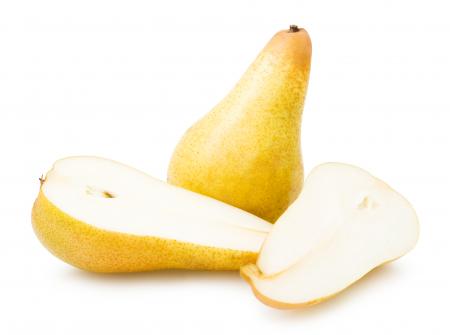 Pears isolated on white background