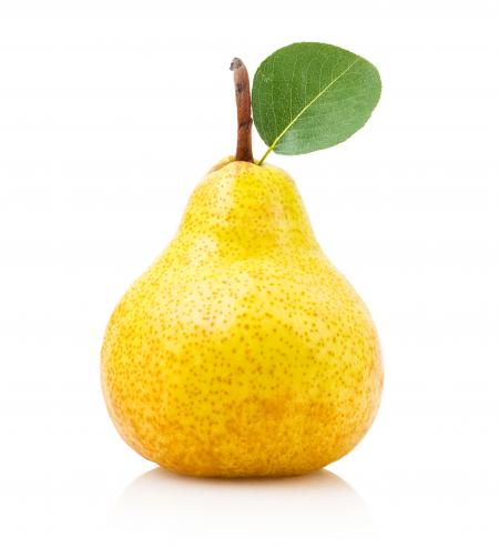 Pears isolated on white background