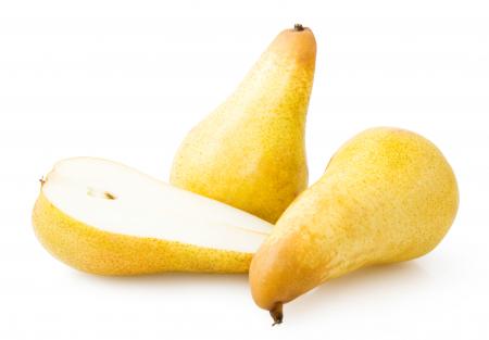 Pears isolated on white background