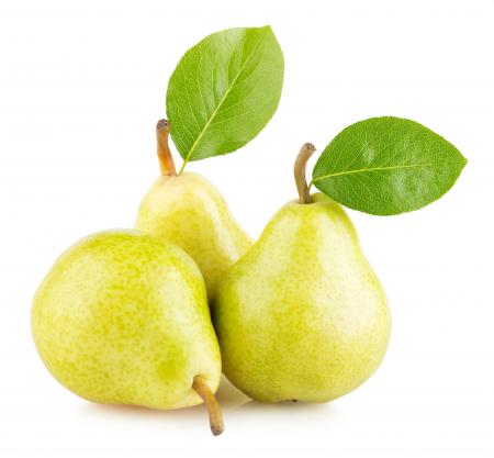 Pears isolated on white background